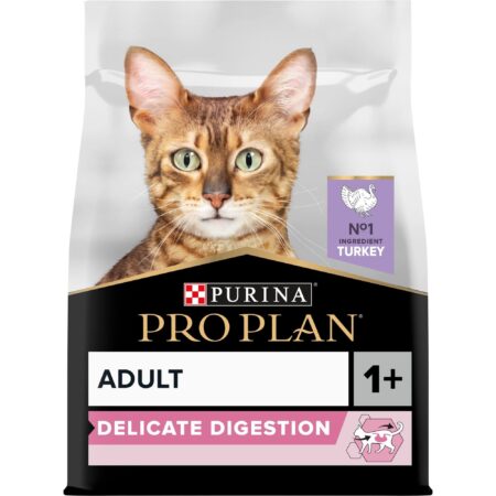 Pro Plan Delicate Digestion Croquettes pour Chat riche en Dinde 1.5kg