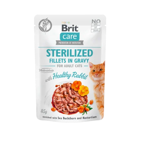 BCC Sterilized.Fillets in Gravy with Healthy Rabbit 85 g