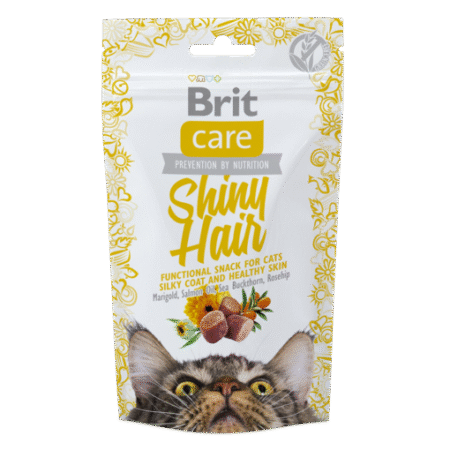 Brit Care Cat Snack Shiny Hair  50 g