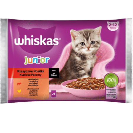 Whiskas Delight Pâtée Mix Chat Junior 4X85g