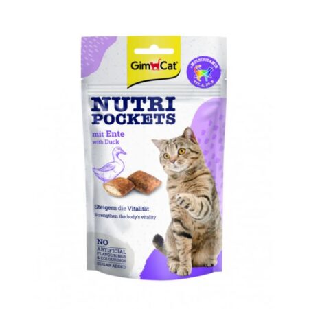 GIMCAT NUTRI POCKETS DUCK 60G