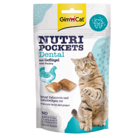 GIMCAT NUTRI POCKETS DENTAL 60G