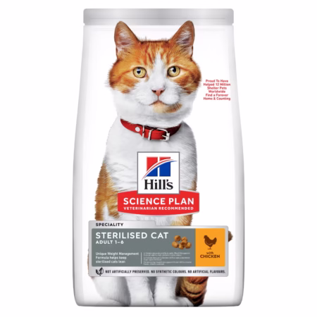 Croquettes pour Chat Adulte Stérilisé (1-6) – au Poulet
