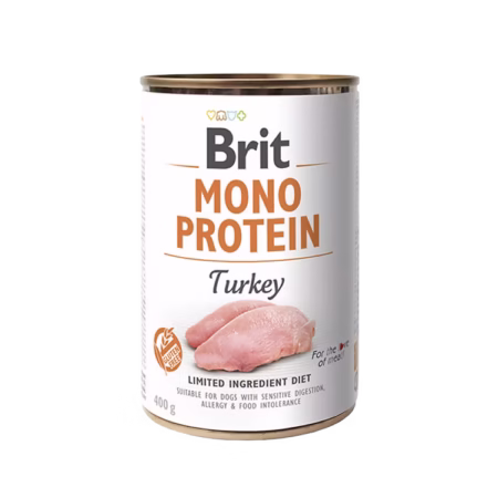 Brit Pâté Pour Chien MONO PROTEIN – TURKEY 400G