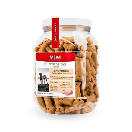 Mera snacks pour chiens au dinde et riz 600g