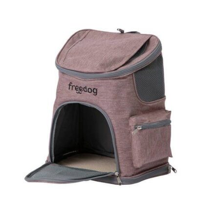 Sac de transport - MAKALU - 40x36x28cm - Marron - Confortable - Sécurisé