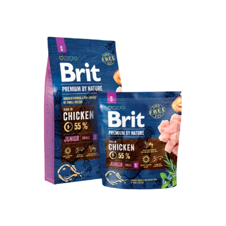 Brit Premium by Nature Aliment Sec Chien Junior Small 3 Kg
