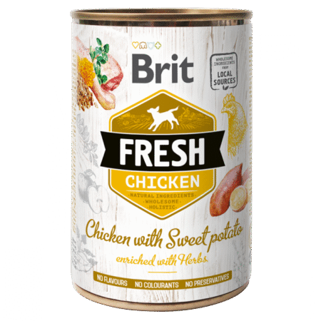 Brit Fresh Chicken with Sweet Potato (Poulet, Patate) 400 g