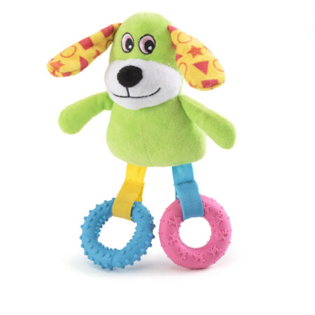 Jouet pour chien "Chien" en peluche et tpr 25x20 cm