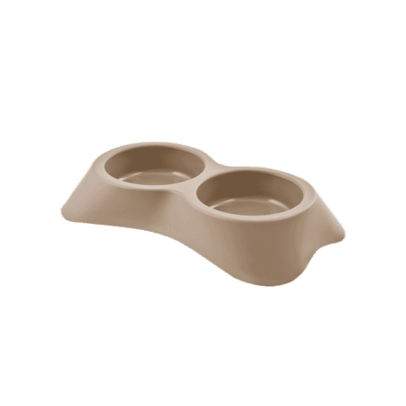 Gamelle double eau et alimentation