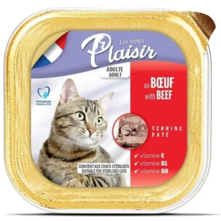 Pour les chats adorant les recettes au poisson, voici une autre variante au Cabillaud. Les pâtés Les Repas Plaisir sont formulées avec l'expertise de nos vétérinaires et avec des ingrédients de qualité, pour répondre aux besoins quotidiens de votre chat. Convient aux chats adultes stérilisés.