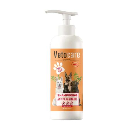 Champooing Chien Champooing VetoCare antiparasitaire Pour Chien 200ml