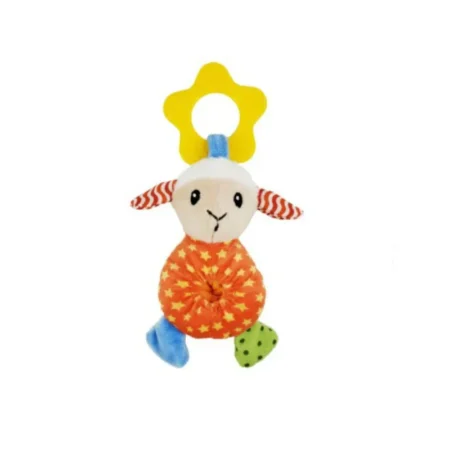 Mouton en peluche avec réservoir à friandises et étoile en tpr 20x8cm