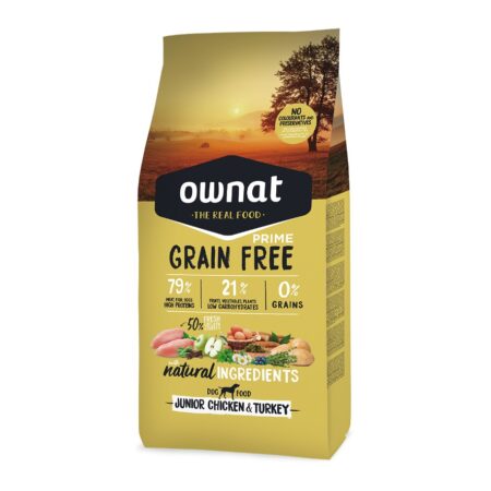 Grain free OWNAT GF PRIME JUNIOR CHICKEN&TURKEY (DOG)