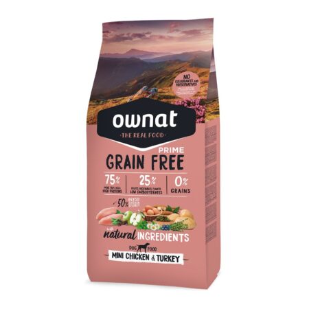 Grain free OWNAT GF PRIME MINI CHICKEN&TURKEY (DOG)