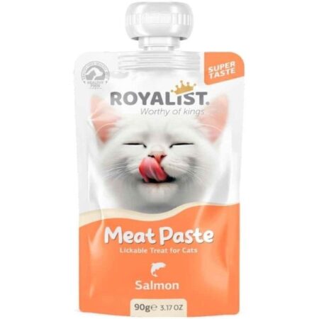 Pâte de viande Royalist au saumon, friandise pour chat 90 g