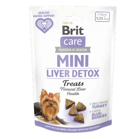 Brit Care Dog Mini treats LIVER DETOX, 50 g