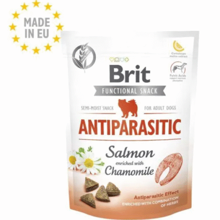 Brit Care Dog Functional Snack Antiparasitic Salmon 150 g