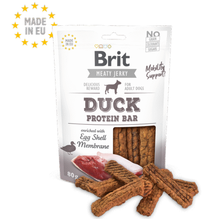 Brit Jerky-Duck Protein Bar 80 g