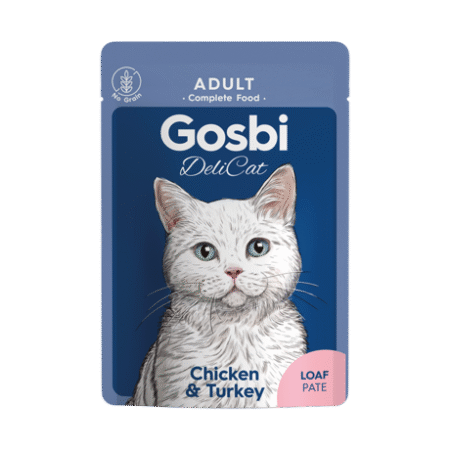 Gosbi delicat adult chicken & turkey loaf 70g