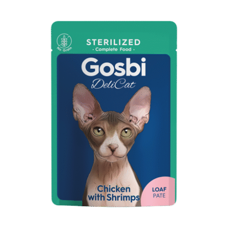 Gosbi delicat Sterilized chicken with shrimps loaf 70g