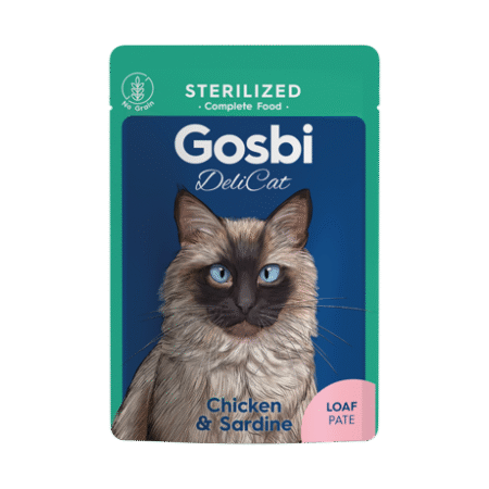 Gosbi delicat Sterilized chicken&sardine loaf 70g