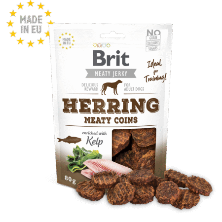 Brit Jerky-Herring Meaty Coins 80 g