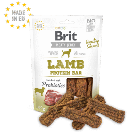 Brit Jerky-Lamb Protein Bar 80 g