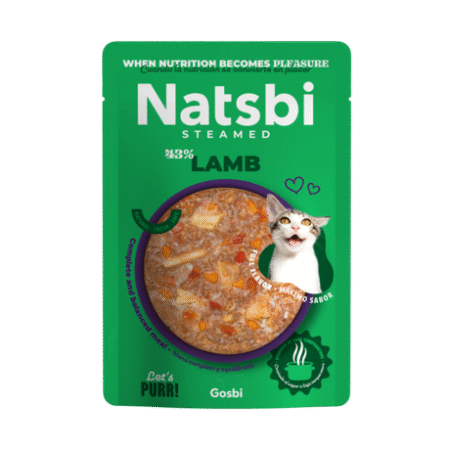 NATSBI STEAMED  Cat steamed lamb 80g