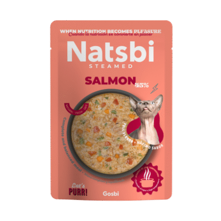 NATSBI STEAMED  Cat steamed salmon 80g