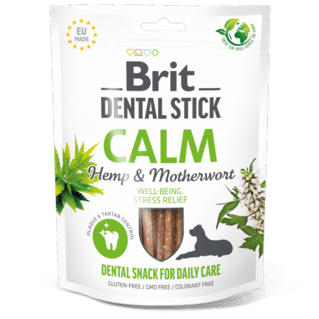 Brit Dental Stick Calm with Hemp & Motherwort 7 pcs