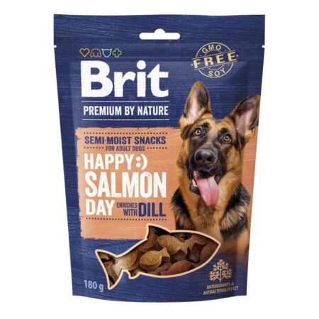 Brit Premium by Nature Dog Semi-moist Snacks Salmon with Dill 180 g