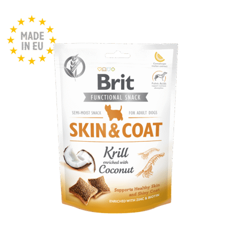 Brit Care Dog Functional Snack Skin&Coat Krill 150 g