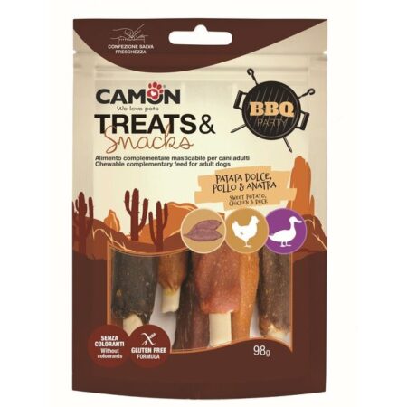 Snacks ribs poulet et canard pour chien Camon