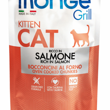 Monge, 85 Gr. Wet Food For Kittens, With Salmon